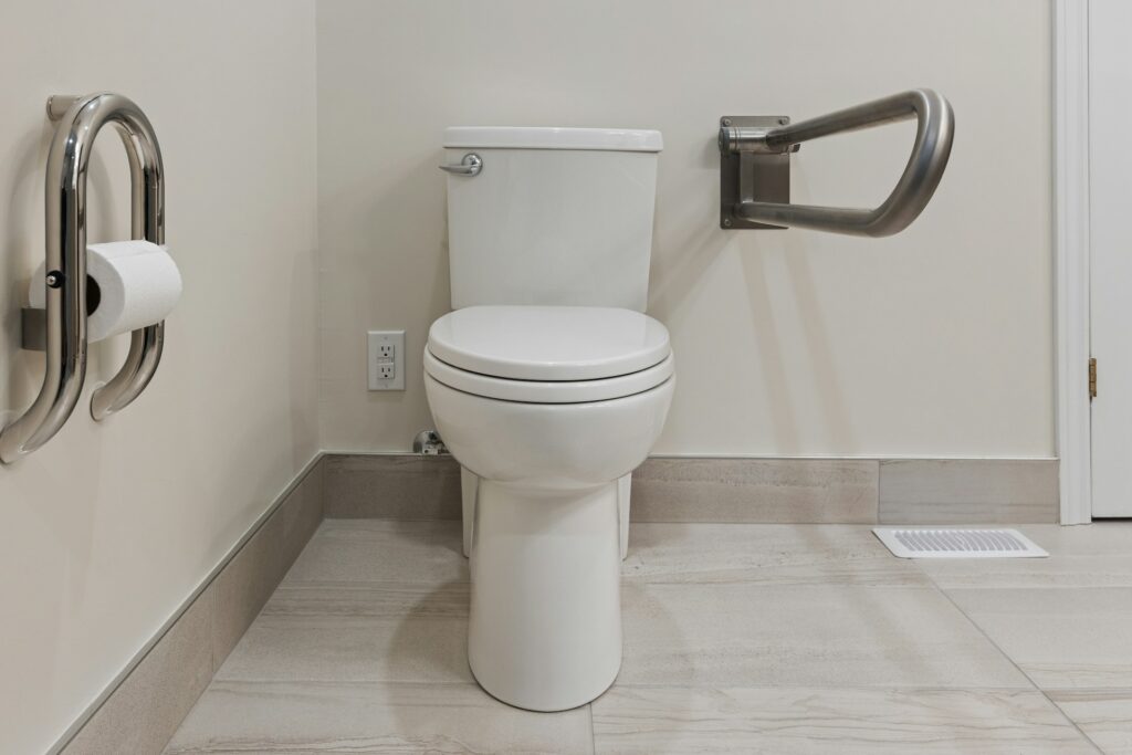 wash room grab bar