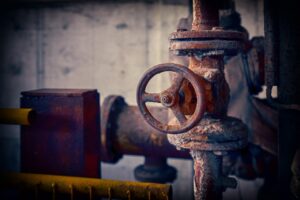 Main water shut off valve in an Oshawa basement