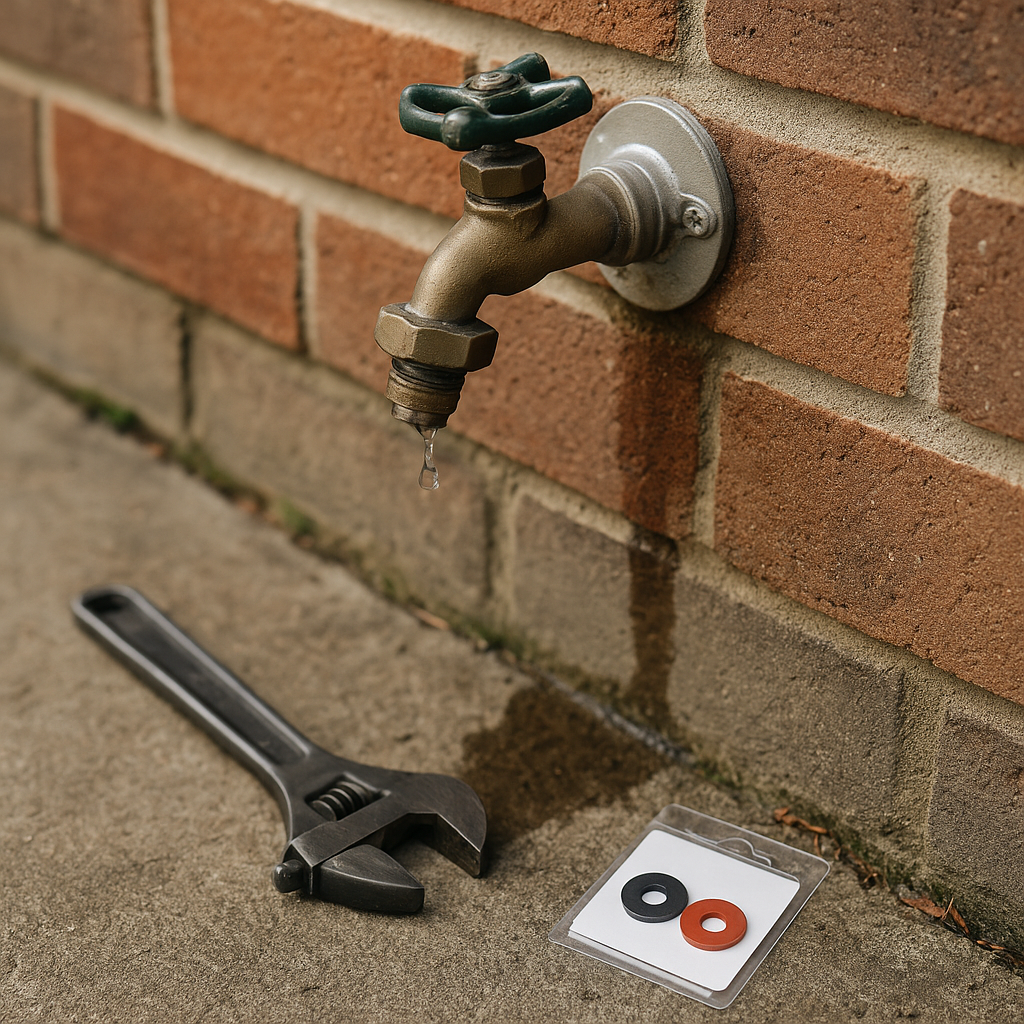 outdoor hose bibb leak repair before fall inline 1